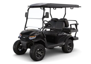 Black Madjax E4 Series LIthium Lifted Golf Cart
